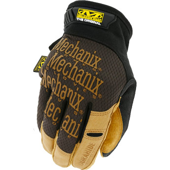 Перчатки MECHANIX WORK LEATHER ORIGINAL BROWN, размер S